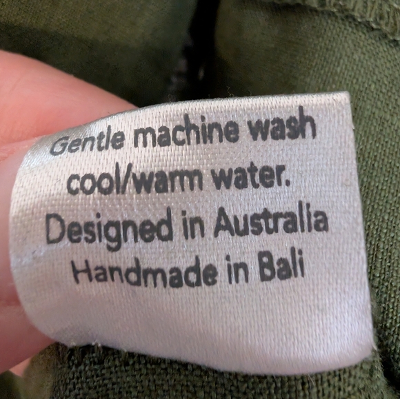 FROCKK olive green jumpsuit overalls  - size extra small - Picture 9 of 9